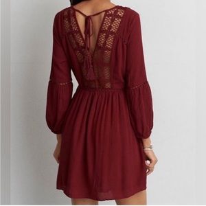 American Eagle Boho Lace Dress XXS NWT